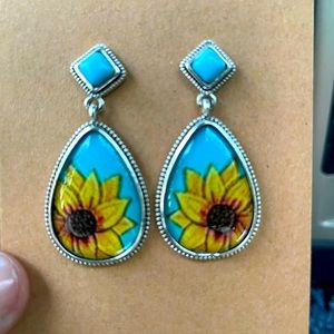 Sunflower earings